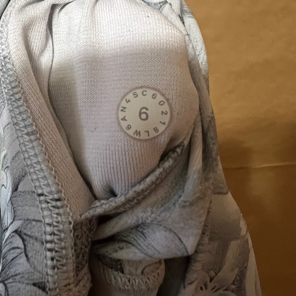 Lululemon | Wunder Under Crop High Rise Leggings Twine White Multi Size 6 - Picture 3 of 10